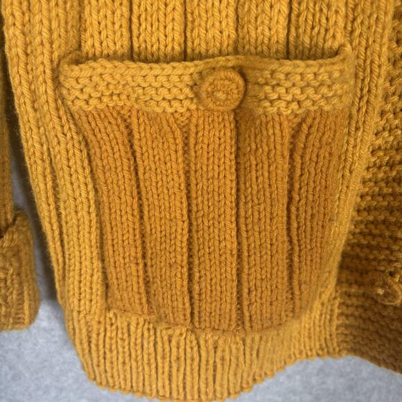 Cozy Mustard Cardigan Sweater - Picture 4 of 10